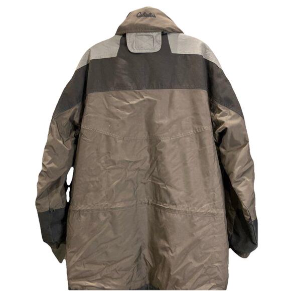 Cabelas Men's Dry Plus Large Brown Waterproof Heavy Coat Jacket - Picture 3 of 13